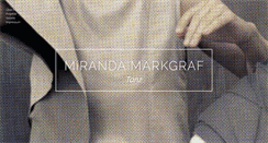 Desktop Screenshot of mirandamarkgraf.com